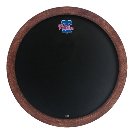 Philadelphia Phillies: Chalkboard "Faux" Barrel Top Sign