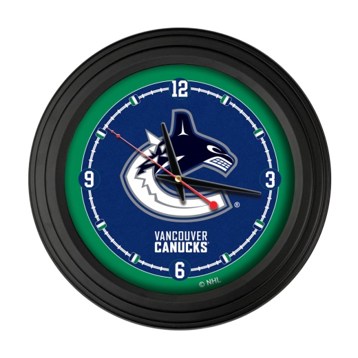 Vancouver Canucks 15" Traditional Wall Clock By Holland Bar Stool Co