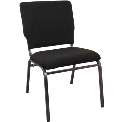 Advantage Black Multipurpose Church Chairs 18.5 In. Wide