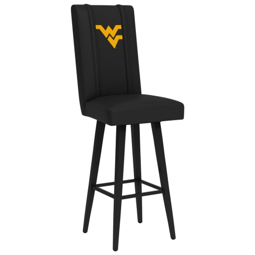 Swivel Bar Stool 2000 With West Virginia Mountaineers Logo