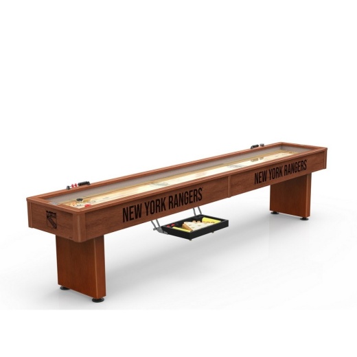 York Rangers 12' Shuffleboard Table By Holland Bar Stool Co