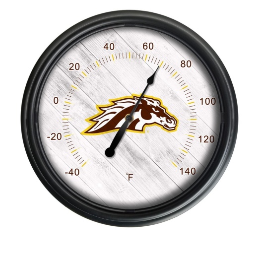 Western Michigan University Indoor/Outdoor Led Thermometer By Holland Bar Stool Company