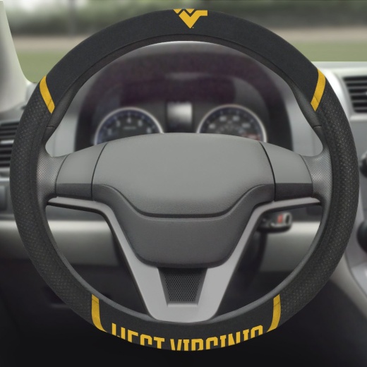 West Virginia Mountaineers Embroidered Steering Wheel Cover