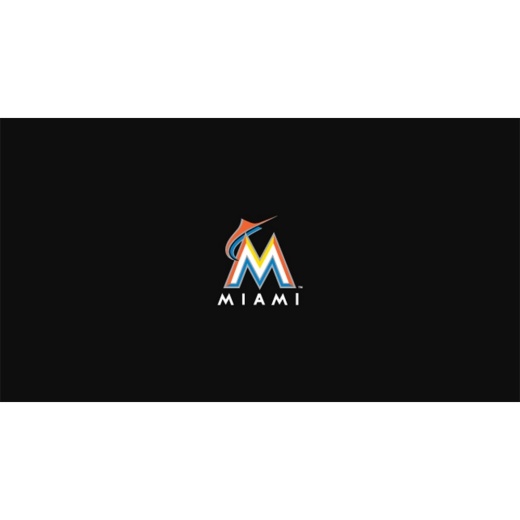 Miami Marlins 9' Pool Table Cloth
