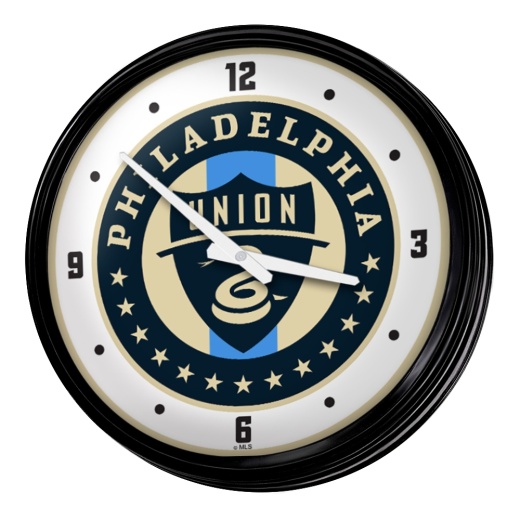 Philadelphia Union: Retro Lighted Wall Clock