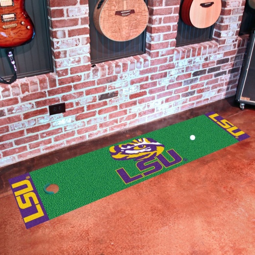 Lsu Tigers Putting Green Mat 1.5Ft. X 6Ft