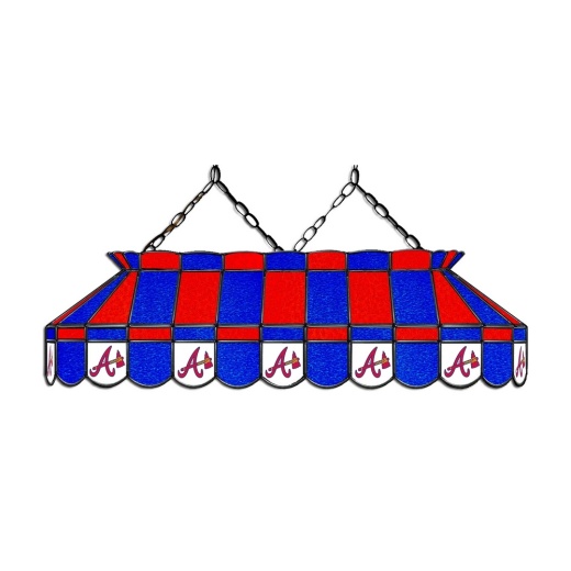 Atlanta Braves 40" Glass Lamp