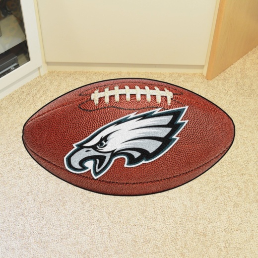 Philadelphia Eagles Football Rug 20.5In. X 32.5In. Eagle Head Primary Logo