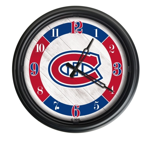 Montreal Canadiens Indoor/Outdoor Led Wall Clock By Holland Bar Stool Co