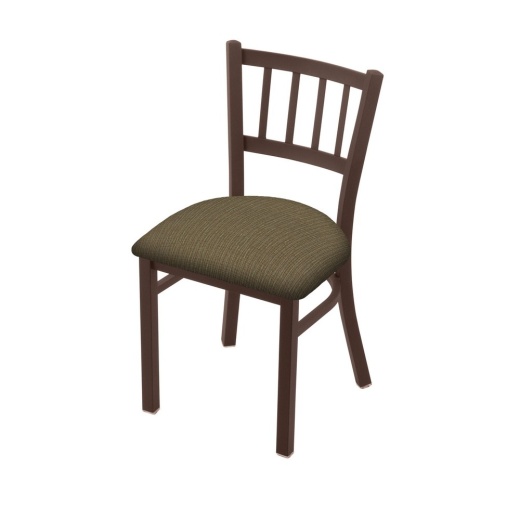 610 Contessa 18" Chair With Bronze Finish And Graph Cork Seat