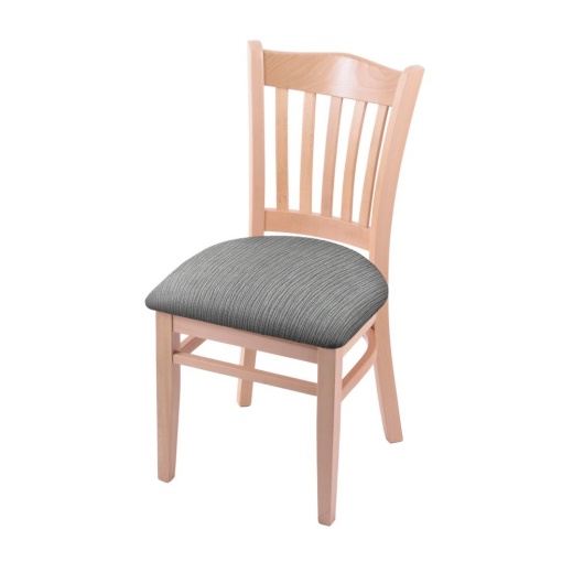 3120 18" Chair With Natural Finish And Graph Alpine Seat