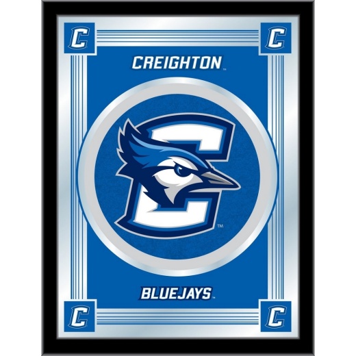 Creighton University 17"X22" Logo Wall Mirror By Holland Bar Stool Company Design 1