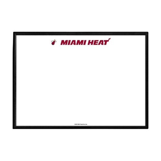 Miami Heat: Framed Dry Erase Wall Sign