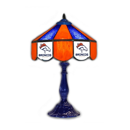 Denver Broncos 21" Glass Table Lamp