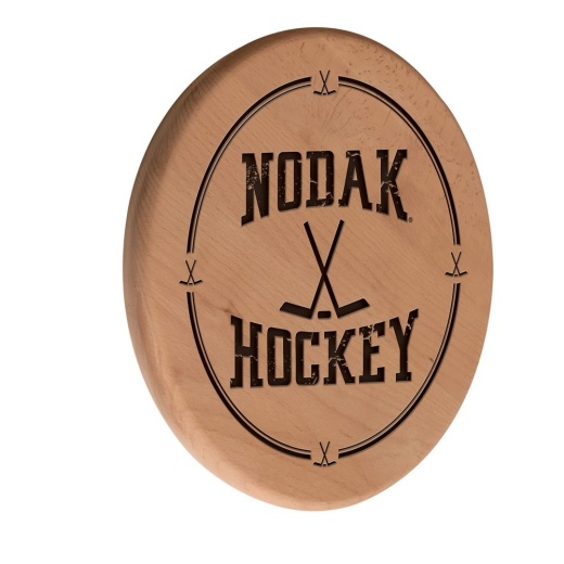University Of North Dakota (Hockey) 13" Laser Engraved Solid Wood Sign By Holland Bar Stool