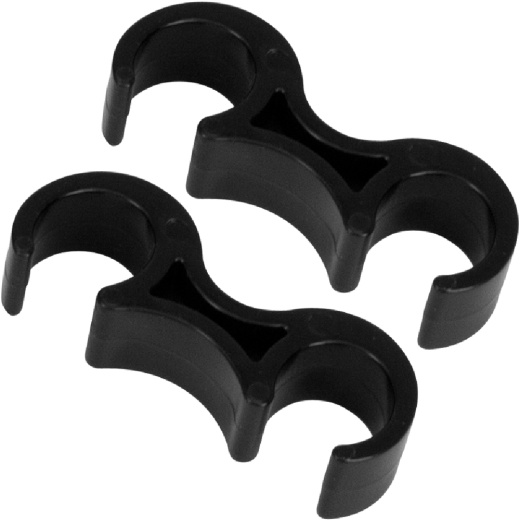 Lowe Black Plastic Ganging Clips Set Of 2