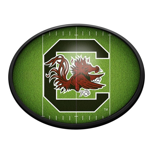 South Carolina Gamecocks: On The 50 Oval Slimline Lighted Wall Sign