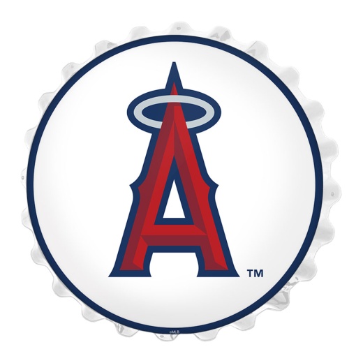 Los Angeles Angels: Bottle Cap Wall Light