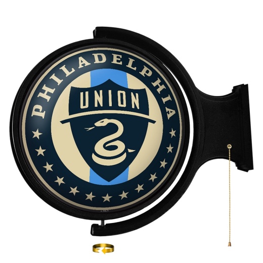 Philadelphia Union: Original Round Rotating Lighted Wall Sign