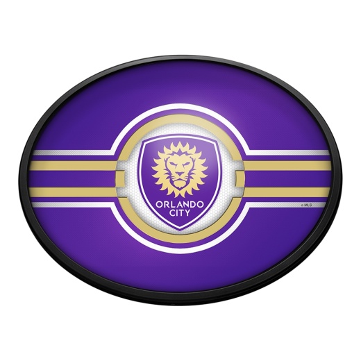 Orlando City: Oval Slimline Lighted Wall Sign