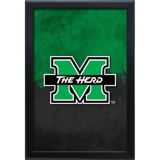 Marshall University 15.75" X 23.5" Led Snap Frame Lightbox By Holland Bar Stool Company
