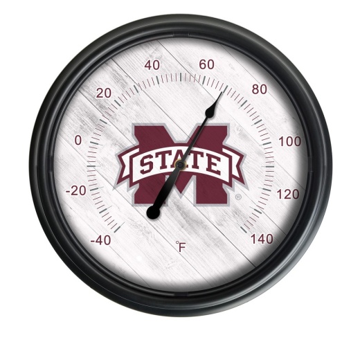 Mississippi State University Indoor/Outdoor Led Thermometer By Holland Bar Stool Company