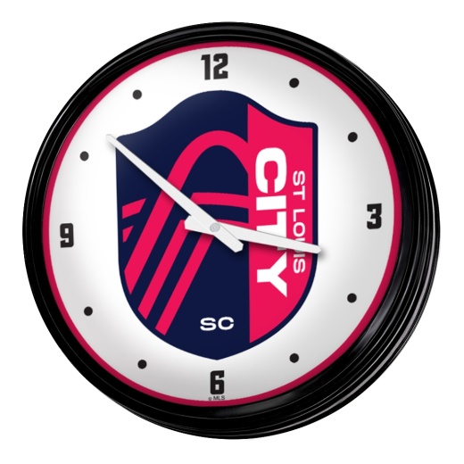 St. Louis Citysc: Retro Lighted Wall Clock