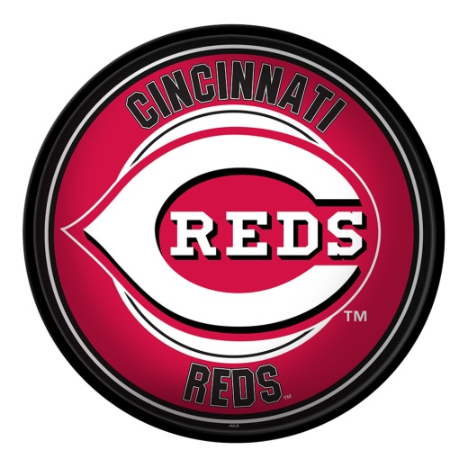 Cincinnati Reds: Modern Disc Wall Sign