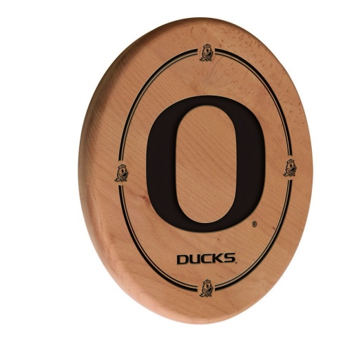 University Of Oregon 13" Laser Engraved Solid Wood Sign By Holland Bar Stool