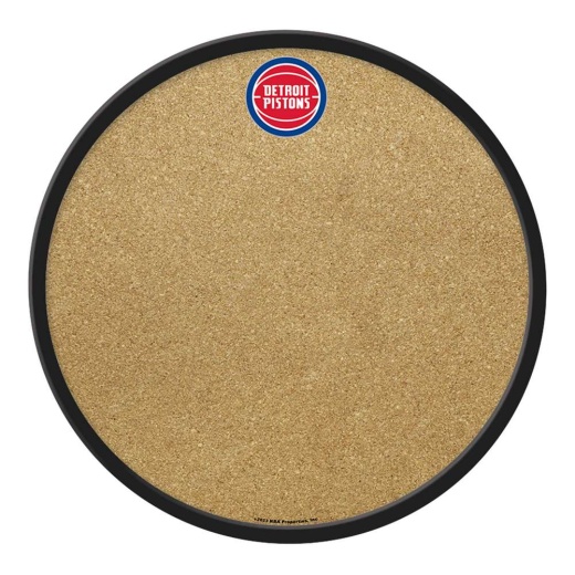 Detroit Pistons: Modern Disc Cork Board