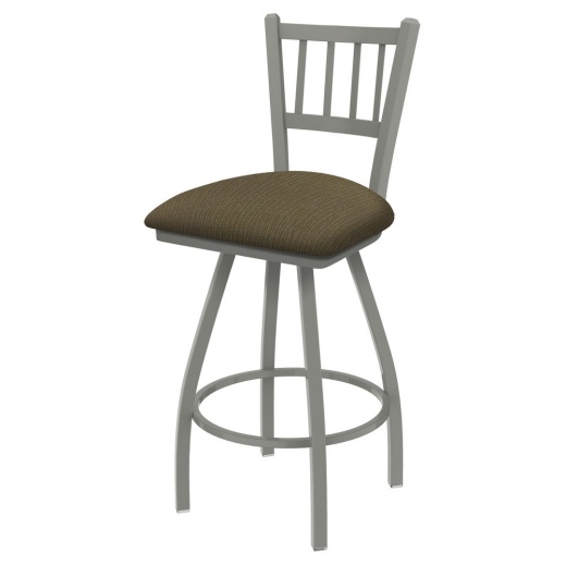 Xl 810 Contessa Swivel Stool With Anodized Nickel Finish And Graph Cork Seat