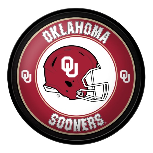 Oklahoma Sooners: Helmet Modern Disc Wall Sign