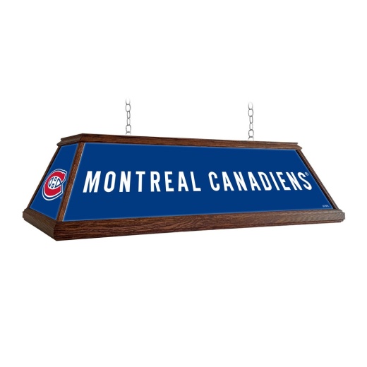 Montreal Canadiens: Premium Wood Pool Table Light
