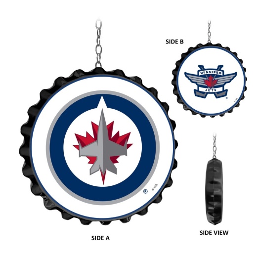 Winnipeg Jets: Bottle Cap Dangler