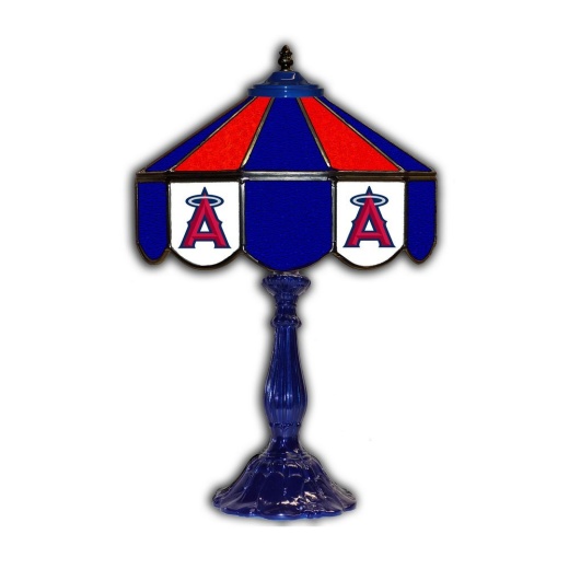 Los Angeles Angels 21" Glass Table Lamp