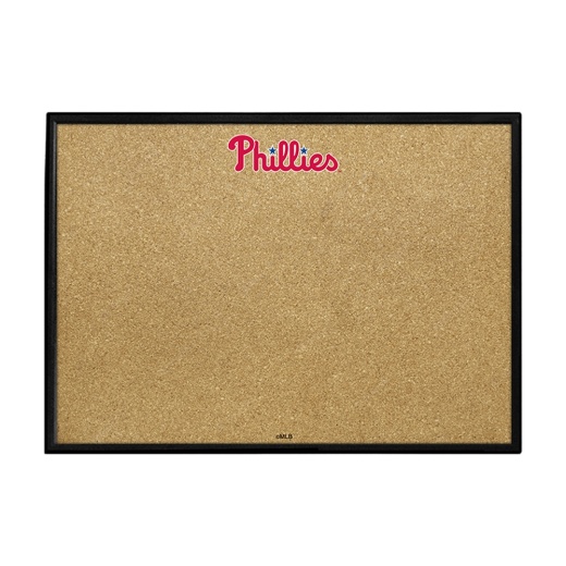 Philadelphia Phillies: Wordmark Framed Corkboard