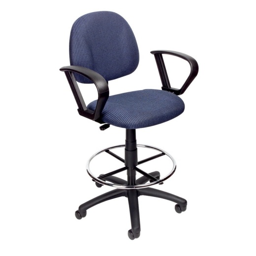 Boss Drafting Stool (B315be) W/Footring And Loop Arms