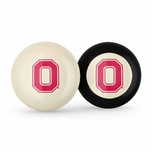 Ohio State Cue Ball & 8 Ball