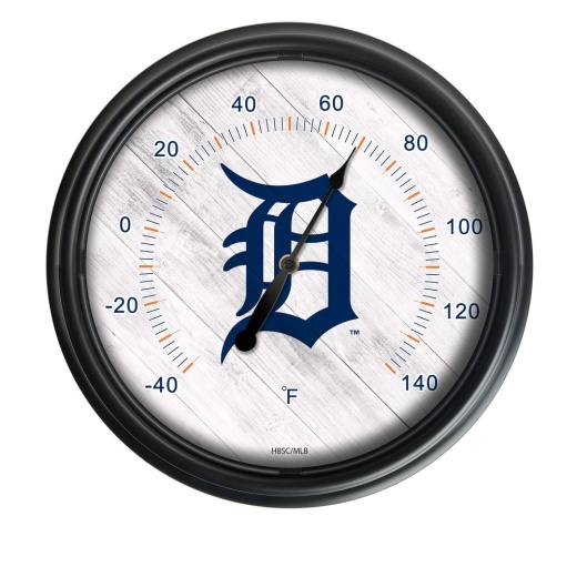 Detroit Tigers Indoor/Outdoor Led Thermometer Cover By Holland Bar Stool Company