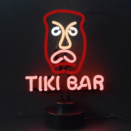 Tiki Bar Neon Scuplture 9" X 16" X 6"