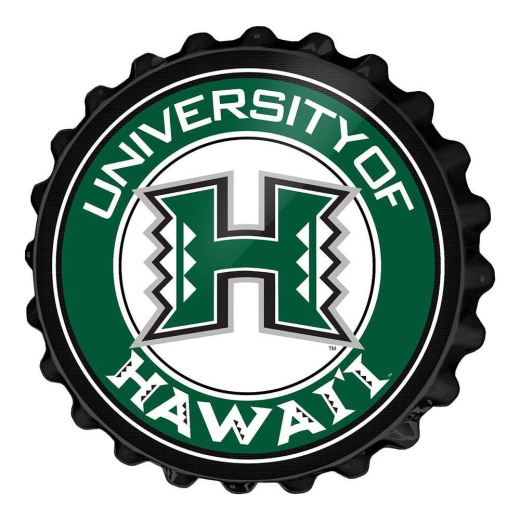 Hawaii Warriors: Bottle Cap Wall Sign