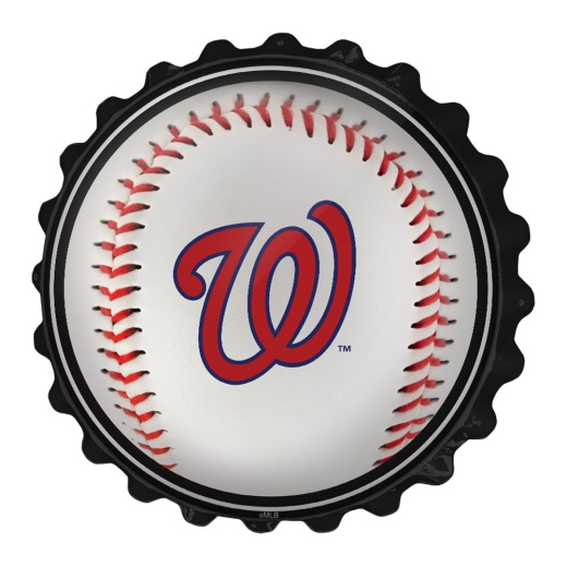 Washington Nationals: Baseball Bottle Cap Wall Sign