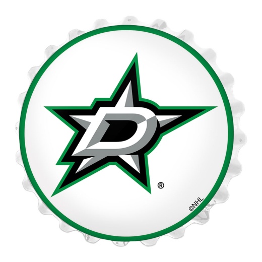 Dallas Stars: Bottle Cap Wall Light