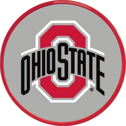 Osu Ohio State Buckeyes 17" Team Disc Wall Signprimary Logo