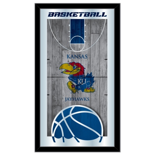 Kansas 15" X 26" Basketball Mirror By Holland Bar Stool Company