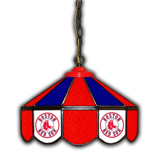 Boston Red Sox 14" Glass Pub Lamp