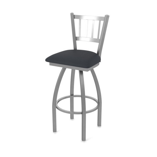 Od810 Contessa Stainless Steel Swivel Outdoor Stool With Breeze Graphite Seat