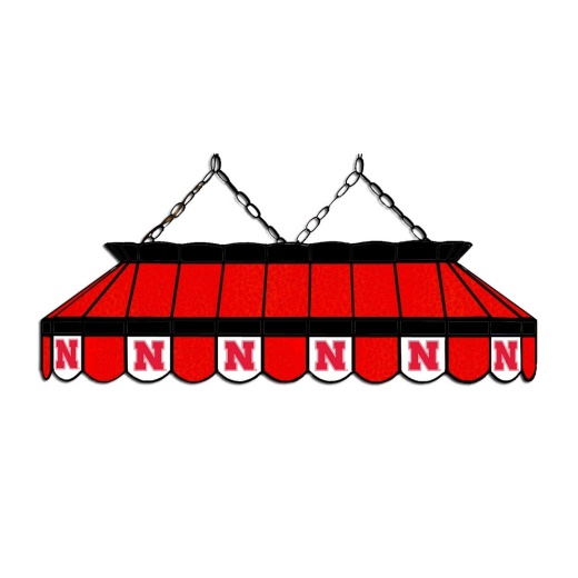 University Of Nebraska 40" Glass Lamp