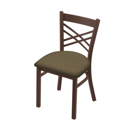 620 Catalina 18" Chair With Bronze Finish And Graph Cork Seat