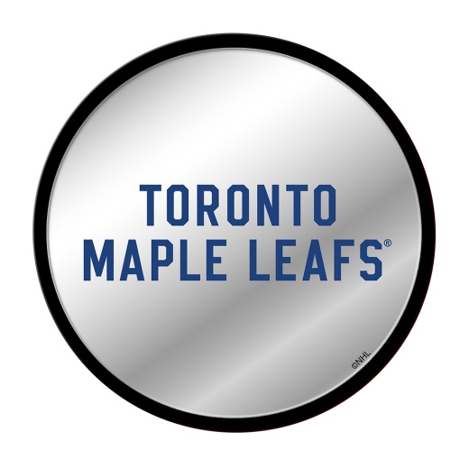 Toronto Maple Leafs: Secondary Logo Modern Disc Mirrored Wall Sign